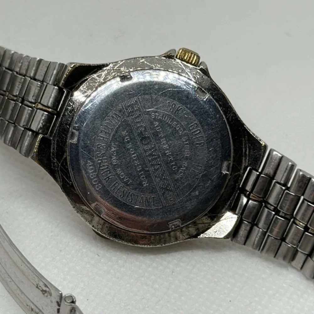 Hugo Maxx Men's Dress Watch. Calendar‎ On Face. Gold Accents​​​​​​​​​​